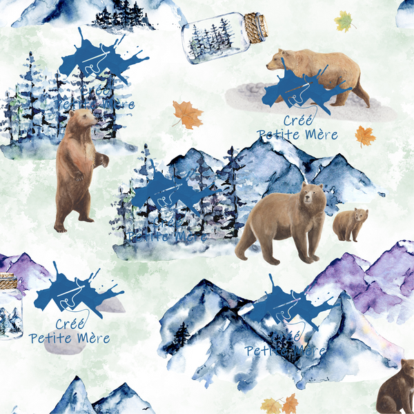 Poncho Ours Montagne