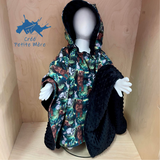 Poncho Animaux Bleuet