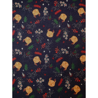 Débarbouillette Cerf Floral