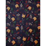 Débarbouillette Cerf Floral